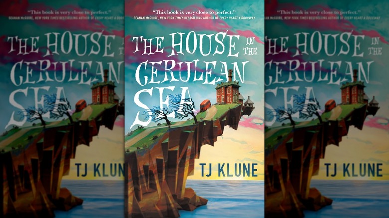 The book cover of "The House in the Cerulean Sea" by TJ Klune