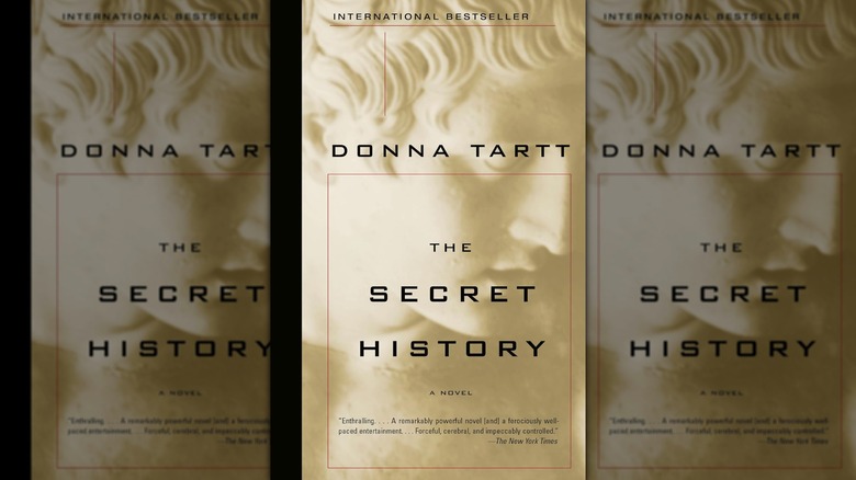 The book cover of "The Secret History" by Donna Tartt