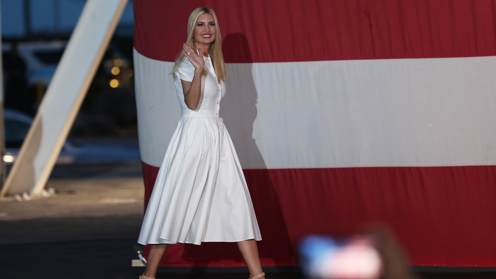 ivanka trump peplum top