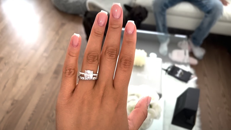 YouTube video about engagement nails 