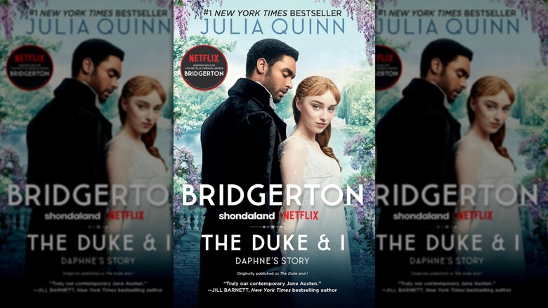 The cover of the book "The Duke and I"