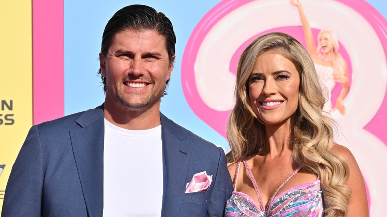 Josh Hall with Christina Haack on the red carpet