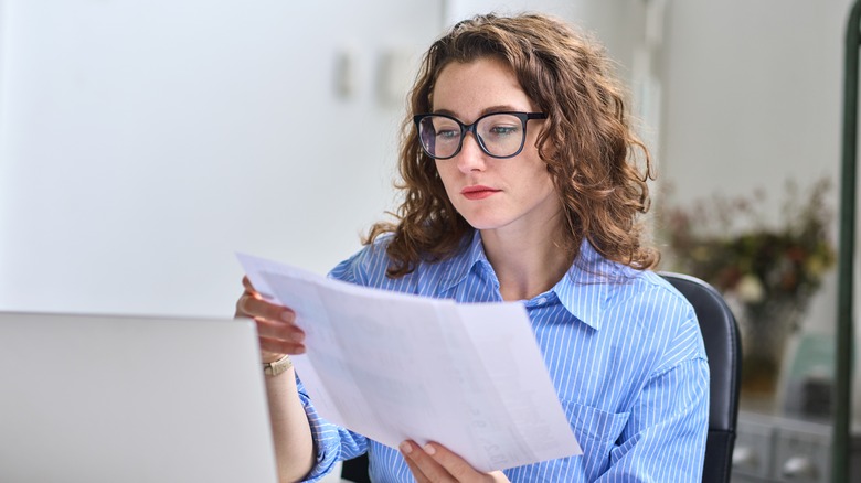 Woman at work 
