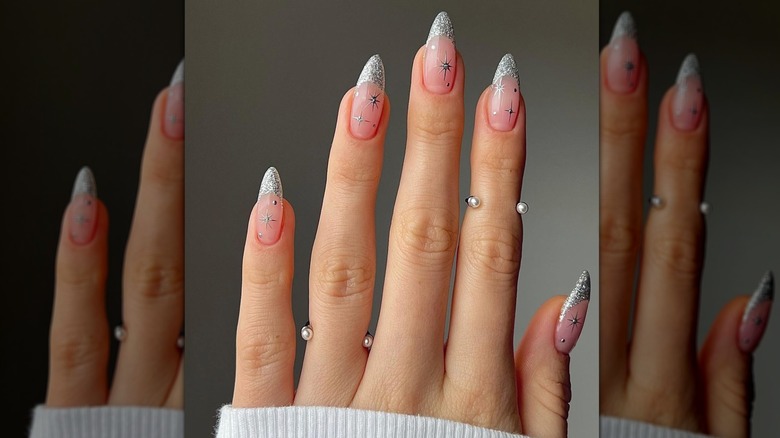 Celestial French tips