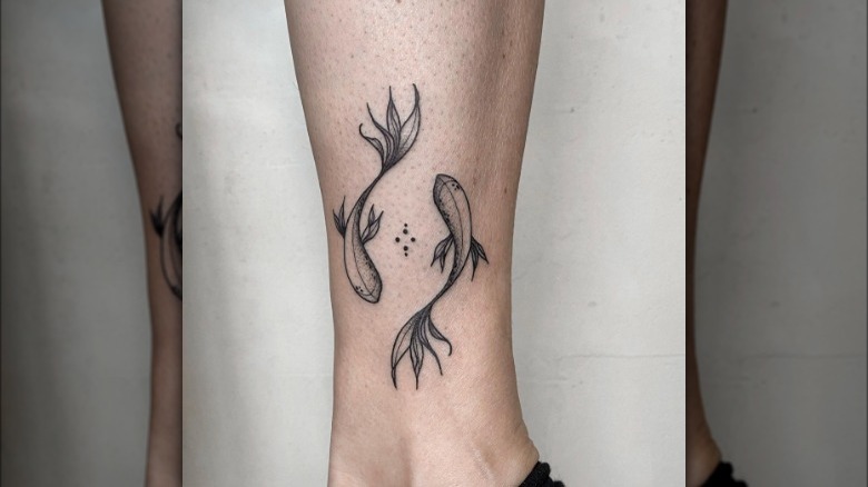 Pisces fish tattoo