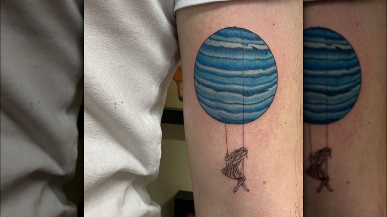 Netpune swing tattoo