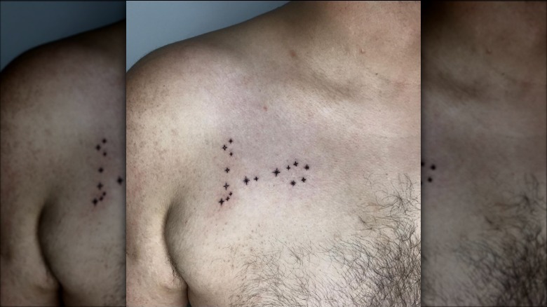 Pisces star tattoo