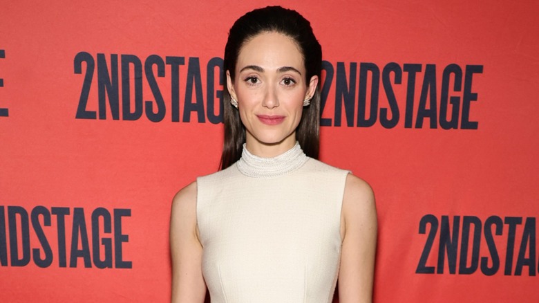 Emmy Rossum on the red carpet