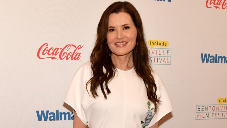 Geena Davis on the red carpet