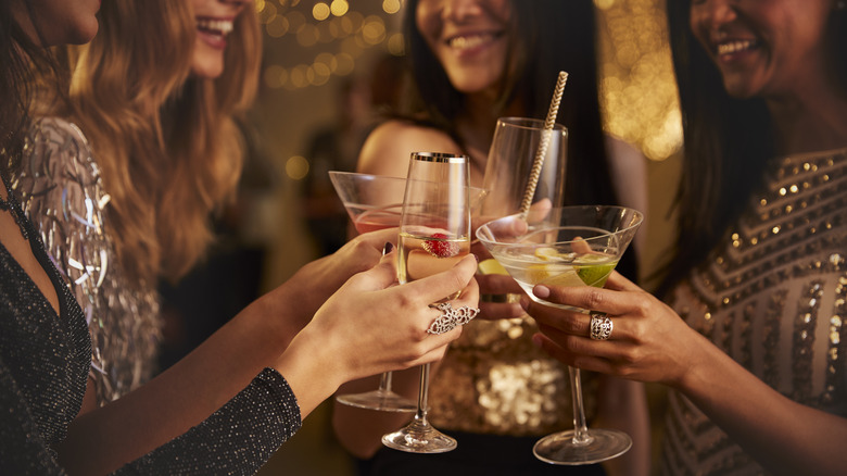 Women drinking
