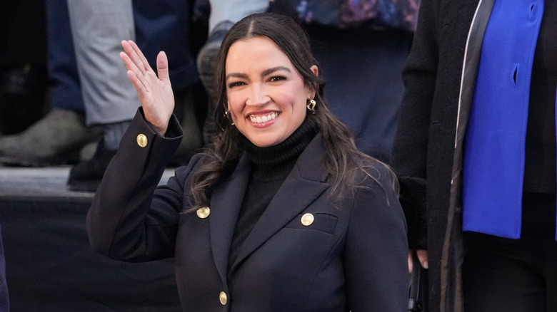 Alexandria Ocasio-Cortez at Mayor Mamdani's Inaguration