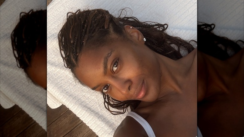 A selfie of Ciara Miller on vacation in Italy