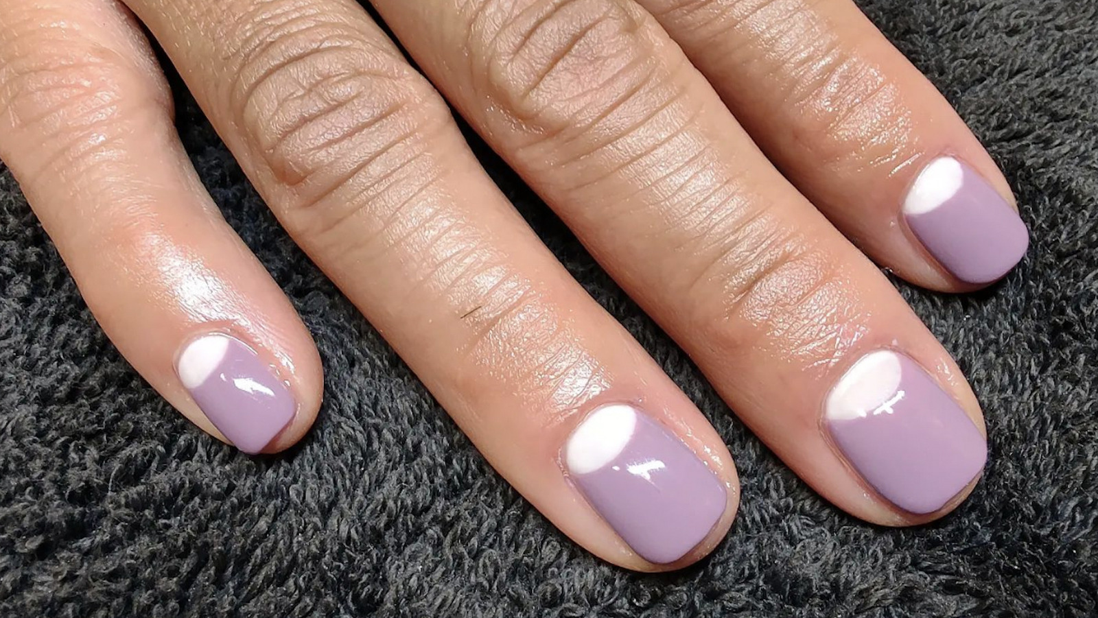 Reverse french nail discount