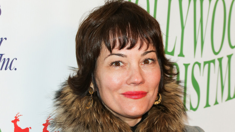Natasha Gregson Wagner pictured smiling on the red carpet in 2016