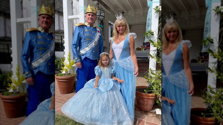 Kurt Russell and Goldie Hawn dress up as Prince Charming and Cinderella