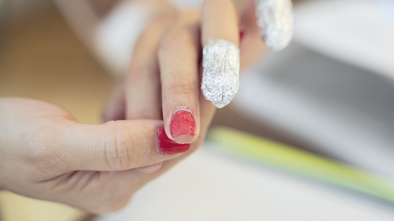 Nail polish removal 