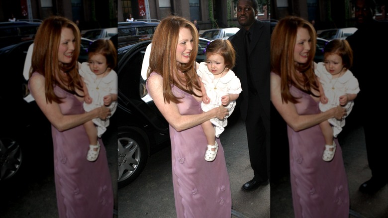 Julianne Moore at her 2003 wedding