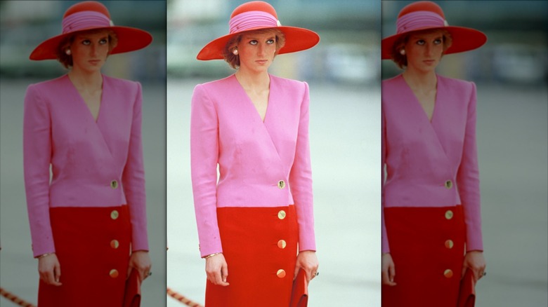 Princess Diana posing