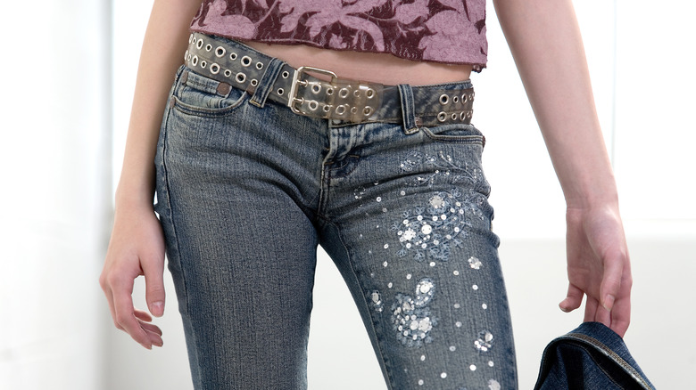bedazzled jeans