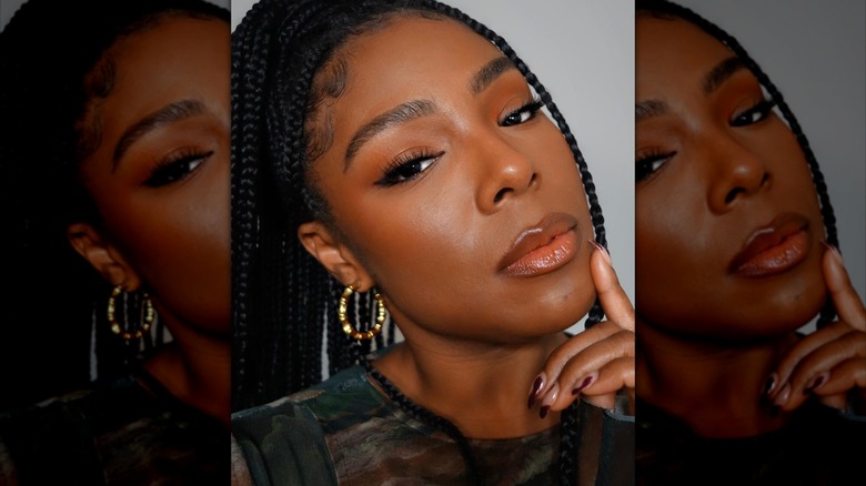 Makeup artist Jonet Williamson in an Instagram post