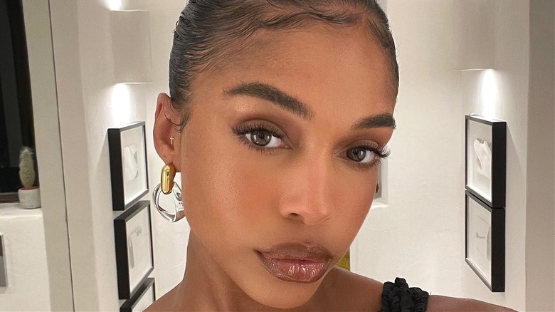 Lori Harvey with latte makeup