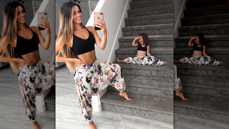 Taylor Frankie Paul wearing floral pants