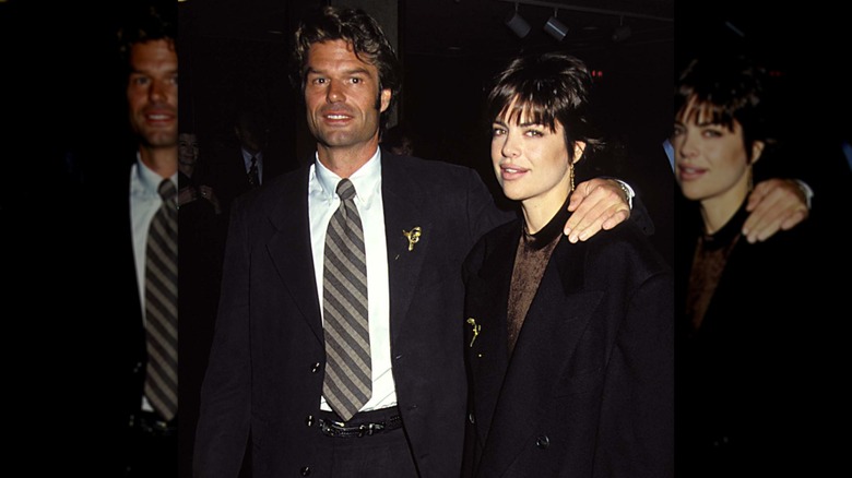 Harry Hamlin and Lisa Rinna during the "Sunset Blvd" Los Angeles Premiere in 1993