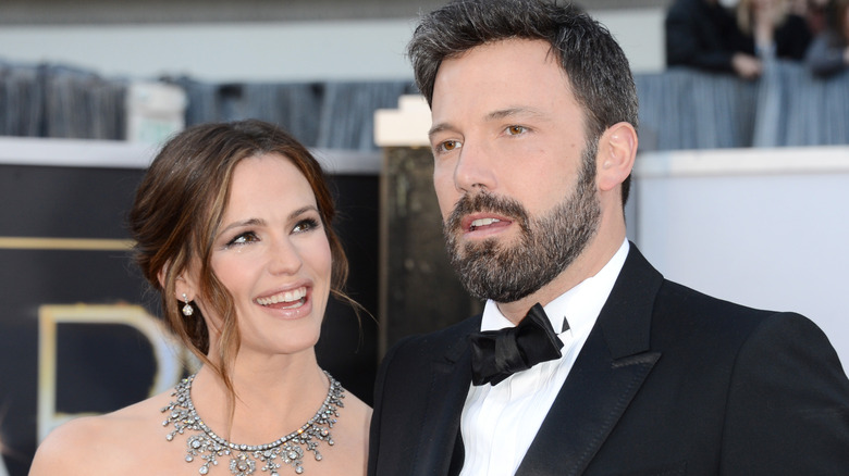 Jennifer Garner and Ben Affleck pictured on the red carpet in 2013