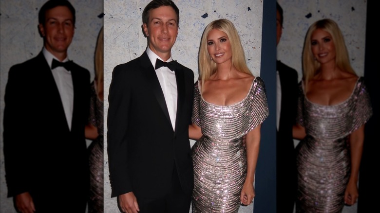 Jared Kushner and Ivanka Trump posing