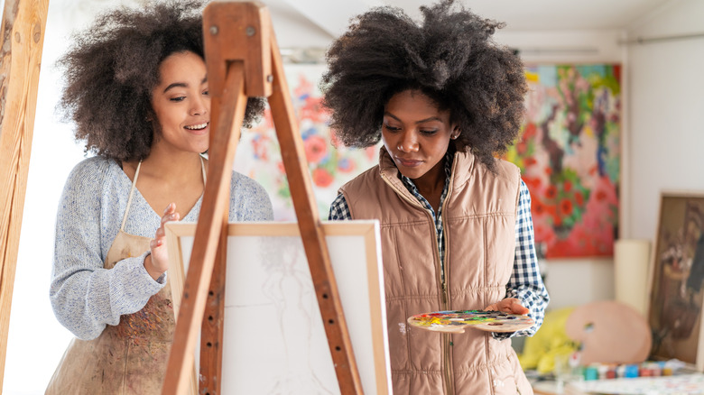 Women painting