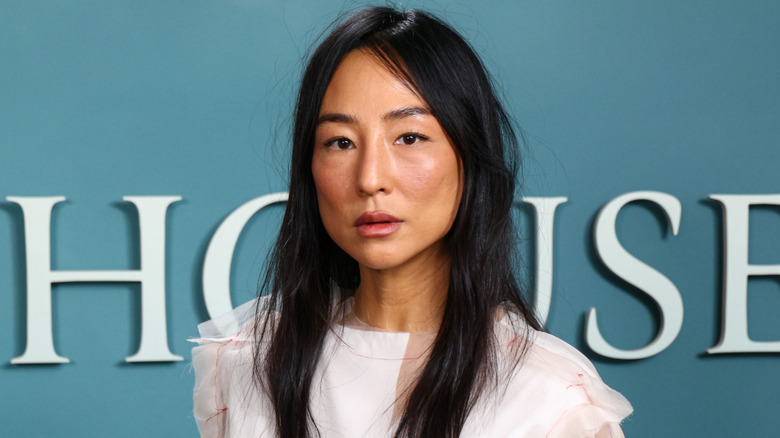 Greta Lee attends the photocall for "The Last House" at The Soho Hotel on August 02, 2026