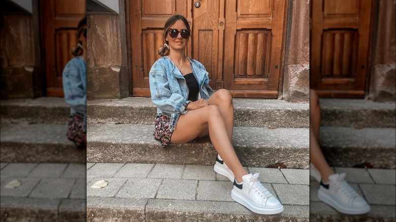 Woman in sunglasses