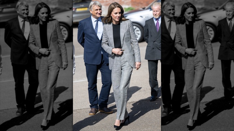Kate Middleton pictured smiling at an event in 2025