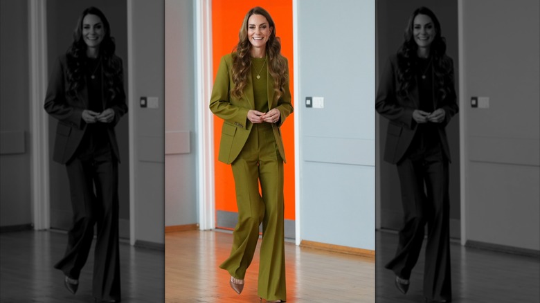 Kate Middleton pictured smiling at an event in 2025