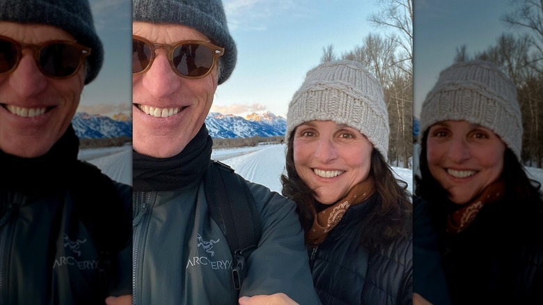 Julia Louis-Dreyfus and Brad Hall during Valentine's Day in 2022