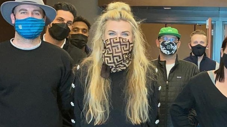 Erika Kirk with frizzy, natural hair