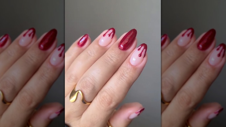 Bloody manicure