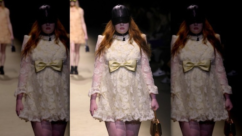 Coach runway model