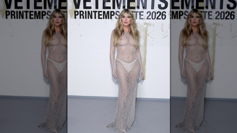 Heidi Klum Paris fashion week October 2025