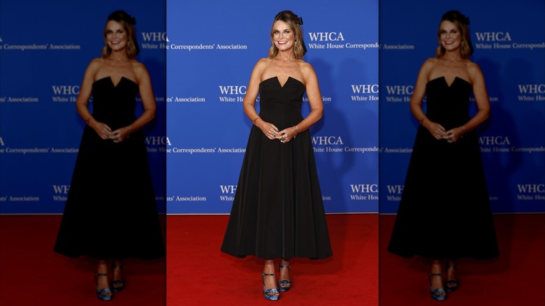 Savannah Guthrie attends the 2024 White House Correspondents' Dinner in April 2024