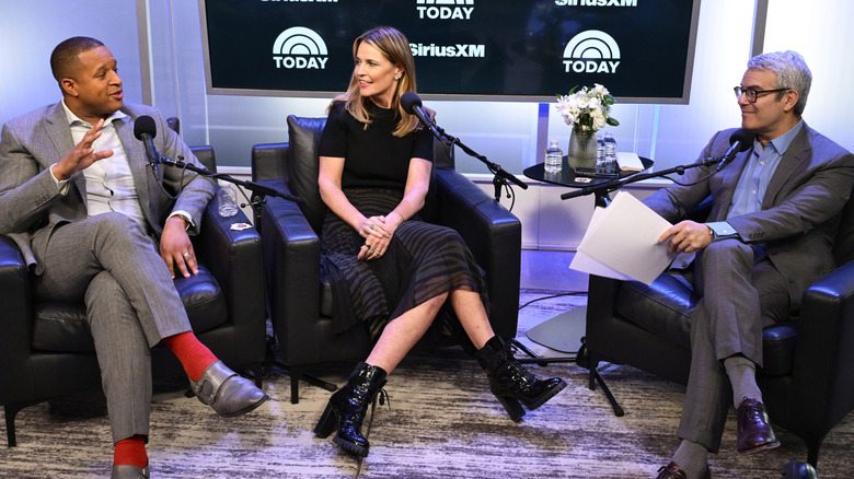 Savannah Guthrie and Craig Melvin join Andy Cohen for a TODAY Show Radio Town Hall in February 2025