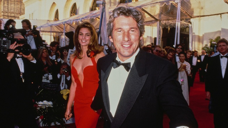 Cindy Crawford and Richard Gere at the Oscars in 1991