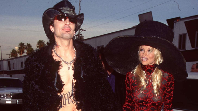 Tommy Lee and Pamela Anderson in 1997
