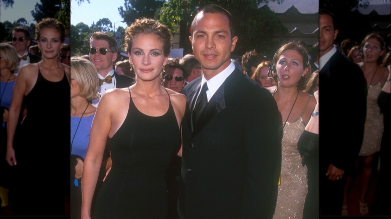 Julia Roberts and Benjamin Bratt at the 1999 Emmys
