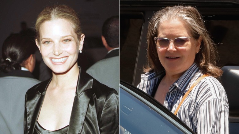 Bridget Fonda in 1999 and 2025, side by side photos
