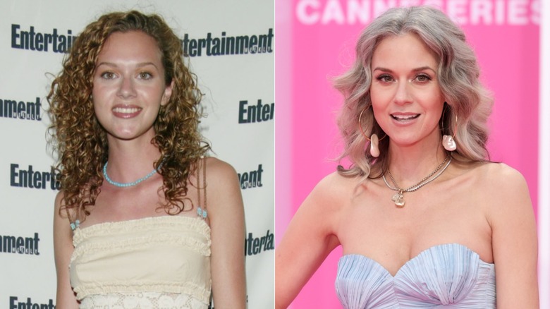 Hilarie Burton in 2002 and 2025, side by side photos