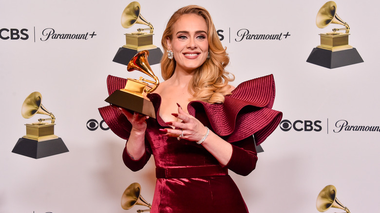 Adele at an event 