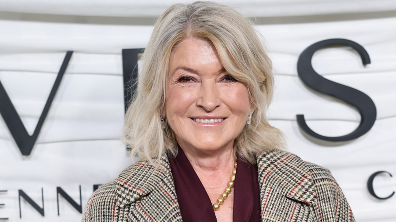 Martha Stewart smiles on the red carpet in 2026