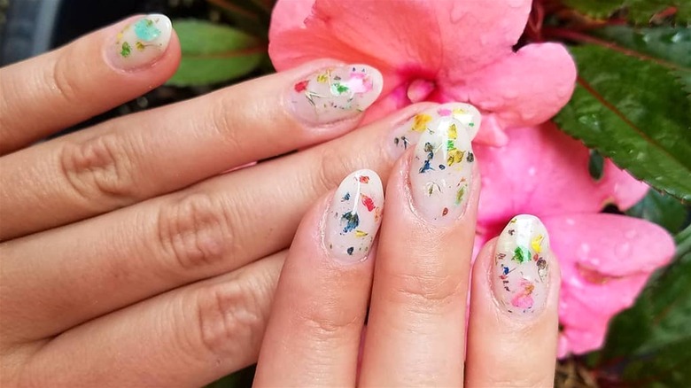 All Of The Subtle Milk Bath Manicure Inspiration You Need