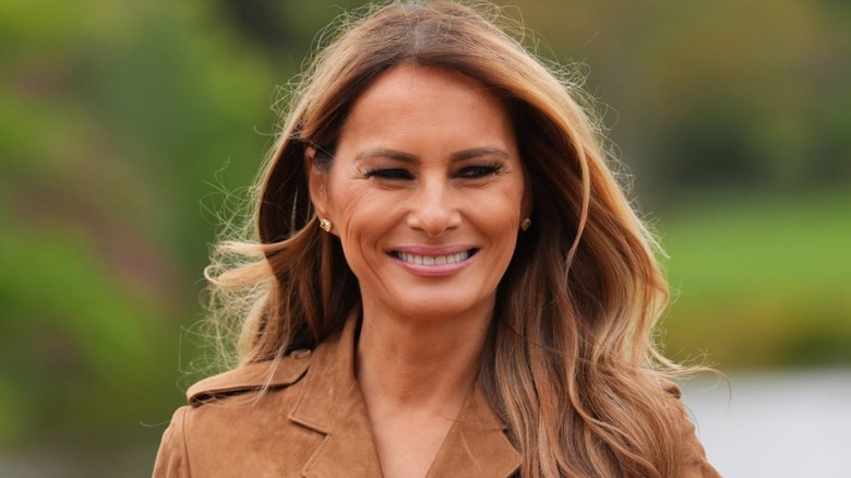 Melania Trump smiling
